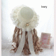 Country Lolita Style Straw Hat (LG05)